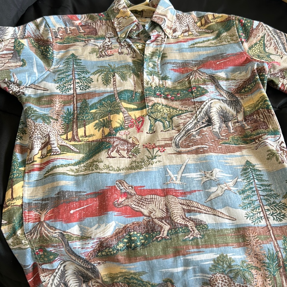 Reyn spooner Dino’s in Paradise XXS classic button down spooner kloth shirt.